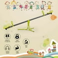 thumbnail image 3 of Amijoy Kids Seesaw Swivel Children Teeter Totter Outdoor Play Set for 2 children , 360 Degree Rotation, Impact Absorbing, Home Playground Spinning Equipment, 3 of 8
