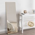 thumbnail image 1 of NeuType Gold Floor Mirror with Stand Large Full Length Mirror Modern Wall Mounted Mirror 43"x16", 1 of 8