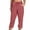 Watermelon Red, variant on Zuesphe Cargo Capris for Women Loose Fit Casual Drawstring Capri Pants with Pockets Lightweight Stretchy Travel Hiking Joggers