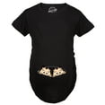 thumbnail image 2 of Maternity Peeking Twin Girls T Shirt Cute Adorable Pregnancy Tee for Mom to Be, 2 of 7
