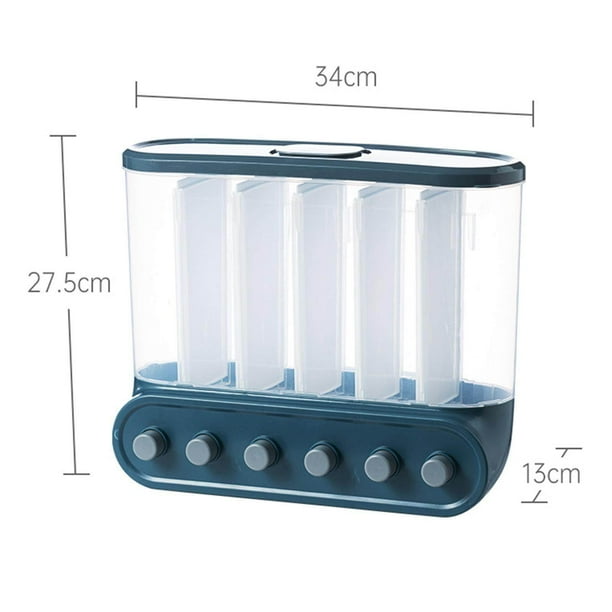 Wall-Mounted Dry Food Storage Dispenser home organization storage ...