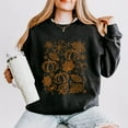 thumbnail image 3 of Fall Decorations Outline - Women's Lightweight Garment Dyed Sweatshirt, 3 of 8