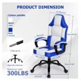 Gaming Chairs for Adults, High Back Racing Game Chair with 360° Swivel