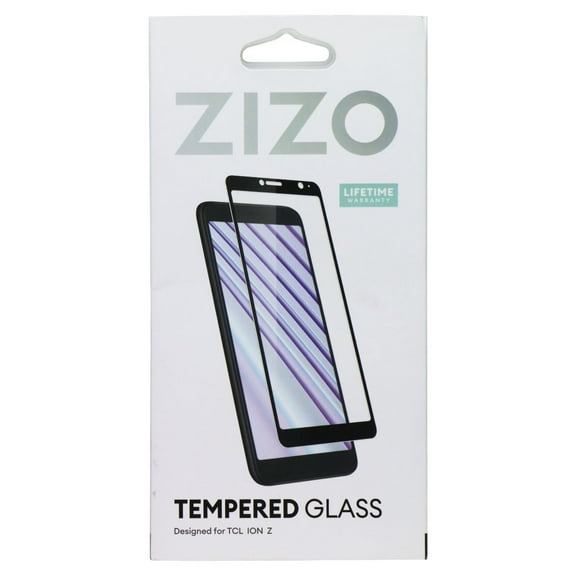 ZIZO Tempered Glass Screen Protector for TCL ION Z - Clear/Black