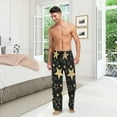 thumbnail image 7 of FREEAMG Star Cotton Pajama Pant for Men, Super Soft Lightweight Lounge Pajama Bottoms Drawstring Sleepwear Pant with 2 Pockets, 7 of 7