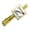Gold, variant on Letter N Floral Monogram Initial Square Tie Bar Clip Clasp Tack- Silver or Gold