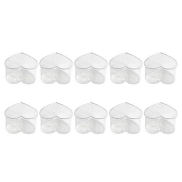 Plastic Dessert Cups - 2.3oz 10Pack Square Clear Dessert Cups, Mini Dessert Cups, Clear Plastic ...