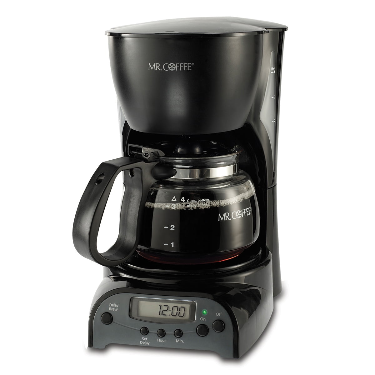Mr DRX5-RB Black Coffee 4-Cup Programmable Coffee Maker 