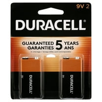 Duracell Coppertop 9V Alkaline Batteries 2/PK