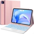 thumbnail image 1 of Funda con teclado CHESONA para iPad Air de 11 pulgadas con retroiluminación en 7 colores, 1 of 8