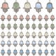 thumbnail image 2 of 50 piezas de dijes de mano de Fátima con 5 colores de piedra luminosa, símbolo de plata, cuentas de mano, dijes de marco para hacer joyas, accesorios, collares y pulseras., 2 of 7
