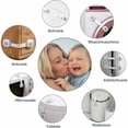 thumbnail image 3 of 6-Piece Baby Safety Door Lock, Drawer Lock, Cupboard Locks, Latches and Fridge Lock, Child Safety Cupboard, Baby Protection, Home, 3 of 5