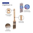 thumbnail image 5 of Paint Brushes Pro Grade, paquete de 12 brochas angulares de 1,5 cm, 5 of 5