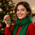 thumbnail image 5 of DAMAI 2026 New 26 Christmas Letter Ornaments with Bow Berry Pinecone Christmas ball, 2D Initial Ornaments for Christmas Tree, Personalized Name Decorations with Alphabet Letters for Holiday Decor, 5 of 5