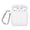 White, variant on Louisville Cardinals Engraved Silicone Case Cover Compatible with Apple AirPods Gen 1 & 2 (Pink) by Affinity Bands