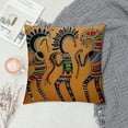 thumbnail image 2 of COMIO  Southwestern Throw Pillow Cover American Kokopelli Ethnic Tribal Decorative Pillow Case Home Decor Square Pillowcase, 2 of 5