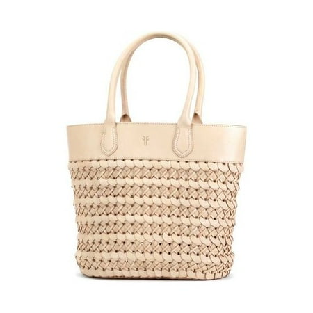 Women's Frye Woven Tote Bag Natural Leather OSFA