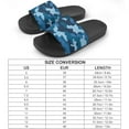 thumbnail image 2 of GZHJMY Stylish Slides for Women Men, Military Camouflage Texture Khaki Print Background Soft Flexible Slip-on Sandals Slippers, 2 of 7