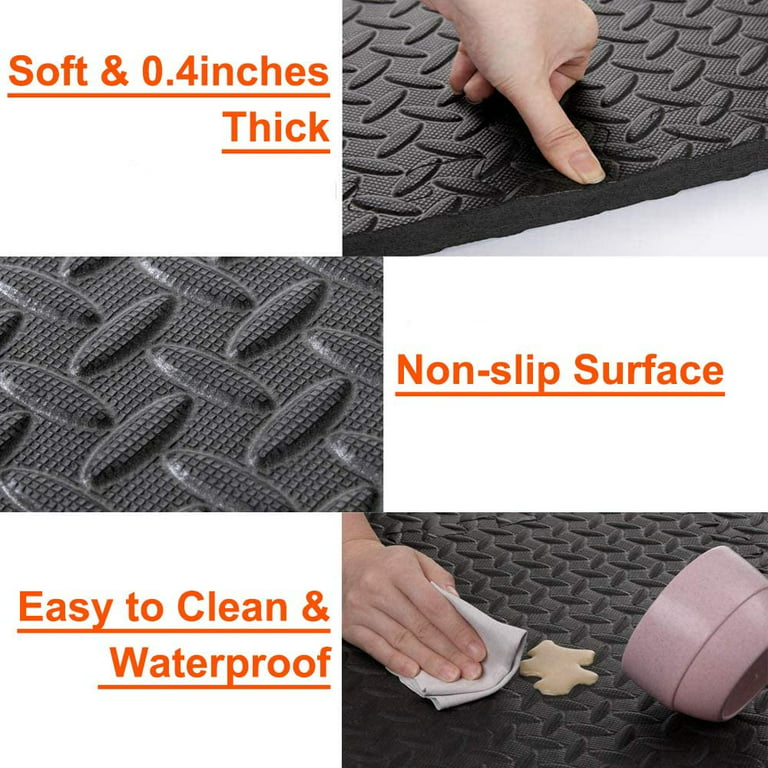 10pcs Interlocking Puzzle Foam Floor Mats, Baby Play Mat, Exercise Mat, Home  Gym Workout Mat, Washable & Cuttable Mat, Home Floor Padding For Game, With  Non-slip Surface - Orange, Great Gift For
