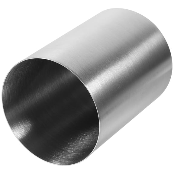 EXHUMKY 1Pcs Cylindrical Stainless Steel Cup Silver Multi-use Beverage Cup for Home Party and Motorhome