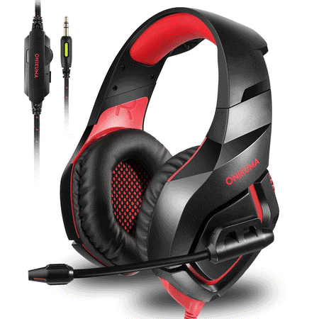 Edition Xbox Live Gaming Headset (Gaming Headset for PS4 Xbox One, Gaming Headphones with Mic Stereo Surround Noise Reduction LED Lights Volume Control for Laptop, PC, Mac, iPad, Smartphones,)