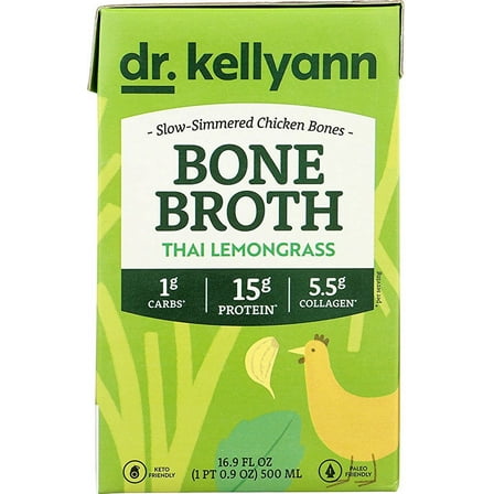 Dr. Kellyann Thai Lemongrass Bone Broth - 16.9 oz