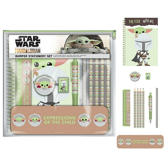 Star Wars: The Mandalorian Expressions Of The Child Bumper Stationery Set (Pack of 12)