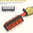 thumbnail image 5 of DAN Technology Titanium Anti-Scald Electric Hot Comb Hair Straightening Brush for Wigs Adjustable, Pressing Combs for Black Women Hair Styling,Gold, 5 of 8