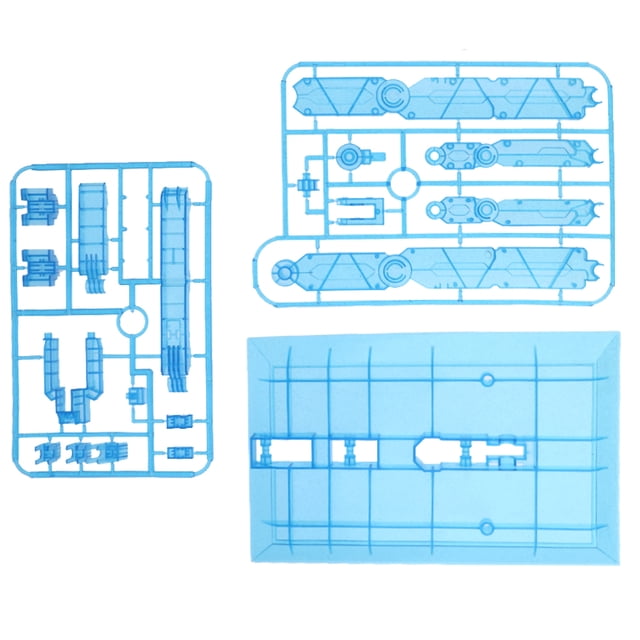 Methold Base de acción Soporte de exhibición adecuado para 1/60 1/100 PG MG Electrónica Azul