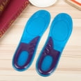 thumbnail image 2 of Plantilla De Silicona,Acolchada Suave Y Cómoda,Plantilla Transpirable Para Hombres Y Mujeres,Franela De Alta Elasticidad Tpe,Plantilla Deportiva,Azul-Gris,M, 2 of 7