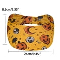 thumbnail image 2 of JULMCOMO Halloween Headbands for Women Pumpkin Skull Cat Print Wide Knotted Party Holiday Hair Bands Festive Gift Hair Accessories B, 2 of 3