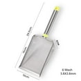 thumbnail image 2 of perfeclan Stainless Steel Mesh Scooper Long Handle Deep Shovel Non-Stick Coated Metal Litter Scoops for Litter Boxes  Mesh 3.8X3.8mm, 2 of 11