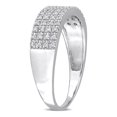 thumbnail image 3 of 1/5 Carat (Ctw) Diamond Pave Anniversary Band Ring in Sterling Silver for Women, 3 of 7