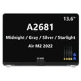 thumbnail image 2 of Screen Replacement For MacBook Air 13.6" A2681 2022 M2 LCD Display Panel Complete Full Assembly Without Frame A2681 Gray, 2 of 6