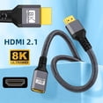 thumbnail image 4 of JSER HDMI 2.1 UHD 8K Extension Cable Male to Female Ultra-HD 8K 60hz 4K 120hz Cable 48Gbs with Audio 3D HDMI Cord, 4 of 6