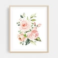 thumbnail image 2 of Pink Flowers, Watercolor Flowers, Pink Roses, Greenery, Girl Nursery - Illustration Watercolor Floral Flowers Botanical Garden Pastel Unframed Wall Art Print 24 x 32 inches, 2 of 13