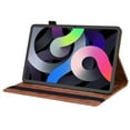 thumbnail image 4 of Case for iPad 10th Generation 10.9 Inch 2022, TECH CIRCLE Slim Premium PU Leather Folding Multi-Angle Stand Cover with Front Pocket & Pencil Holder Cover for Apple iPad 10.9 Inch 2022, Brown, 4 of 7