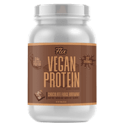 Flex Brands Keto Friendly, Chocolate Fudge Brownie Vegan Protein Powder with 24g of Protein, 27 Servings