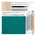 thumbnail image 2 of Conjunto de 15 conjuntos de esculturas de arcilla DIY con kit de de tallado Herramientas de tallado Herramientas de cerámica de acero inoxidabl Macarena Talla de arcilla, 2 of 8