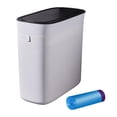 thumbnail image 1 of GUOOL Automatic Garbage Can 16L Kitchen Toilet Wastebasket Intelligent Induction Trash White Black, 1 of 9