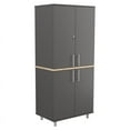 thumbnail image 2 of Inval Kratos 5-Shelf Heavy-Duty Garage Cabinet Wood Composite, Dark Gray, 2 of 9