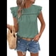 thumbnail image 1 of Top de Cuello Redondo y Mangas para Mujer, Verde , Talla XXL, 1 of 5