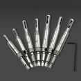 thumbnail image 2 of Miangastore Self Centering Hinge Bit Set Brass Body For Cabinet Makers 7Pcs, 2 of 8