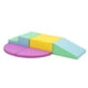 thumbnail image 1 of Bloques de espuma para escalar para niños pequeños y preescolares, set suave de escalada interior, juego activo para trepar, gatear y deslizar, 6 piezas, 1 of 7
