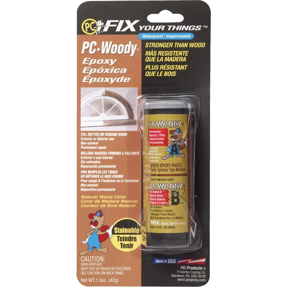 PC-Woody Tan Two Part Wood Epoxy Paste 1.5 oz