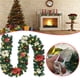 thumbnail image 2 of Navidad Decoraciones Guirnalda De Mimbre Artificial Para El Hogar Decoración Navideña Mimbre De Navidad Guardurnaity HA043982-01, 2 of 6