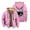 Pink, variant on Kevin Gates Luca Brasi 4 Zipper Jacket Unisex Long Sleeve Thickened Winter Parka Streetwear Coat