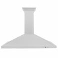 thumbnail image 3 of ZLINE 48" Designer Series Fingerprint Resistant Stainless Steel Convertible Vent Wall Mount Range Hood (8KBS-48), 3 of 5