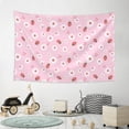 thumbnail image 6 of Xecao Hand Drawn Strawberry Print Tapestry, Wall Hanging Room Funny Decor, Backdrop Room Decor for Bedroom Living Room dormitory, 6 of 8
