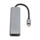 thumbnail image 3 of Estación de acoplamiento Base de expansión USB multifuncional 6 en 1 de aleación de aluminio para computadoras de canal tipo C, 3 of 14